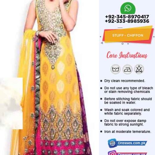 Pakistani Mehndi Collection Dresses