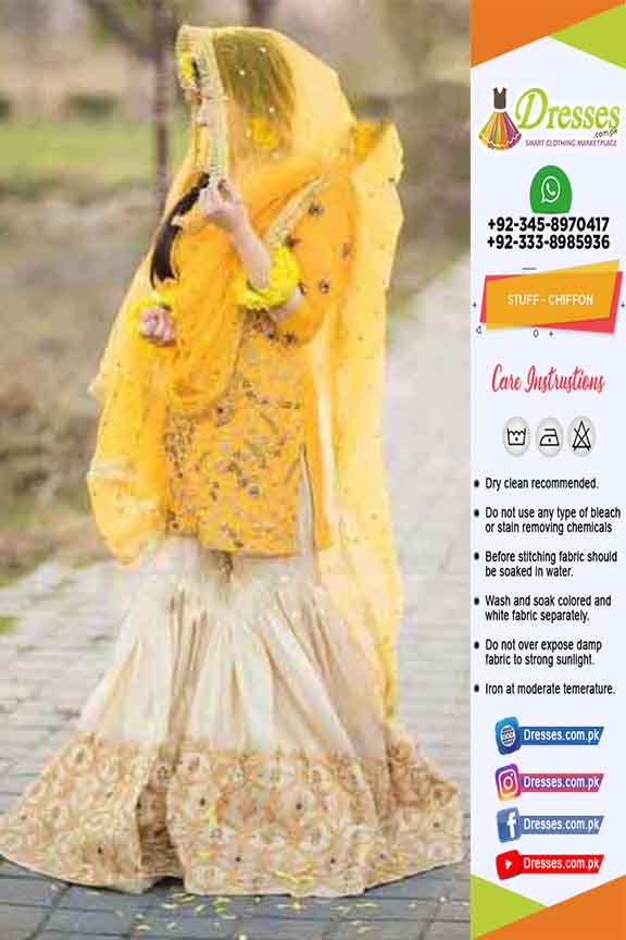 pakistani mehndi dresses with price