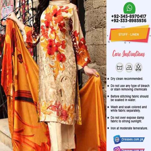 Charizma Linen Dresses Collection 2020