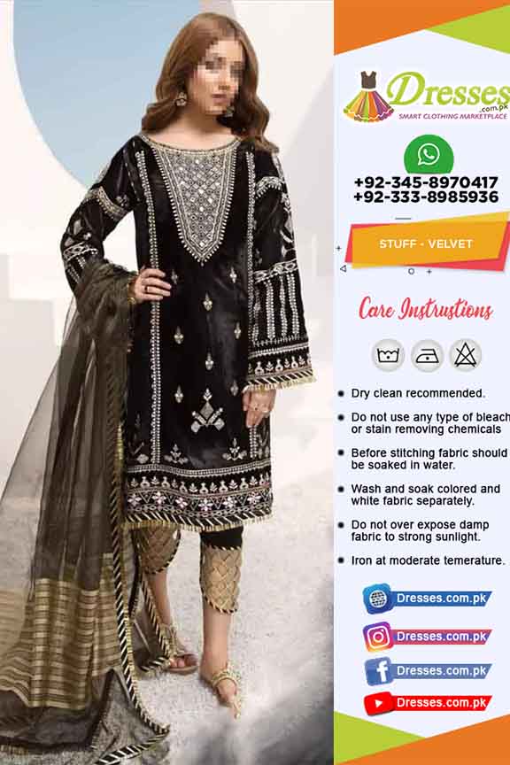 Buy Velvet Dress Collection Online In Pakistan | Chinyere – Chinyerepk