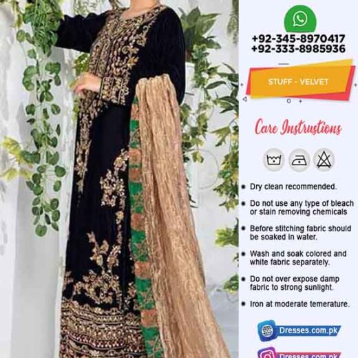 Aisha Imran Latest Velvet Dresses