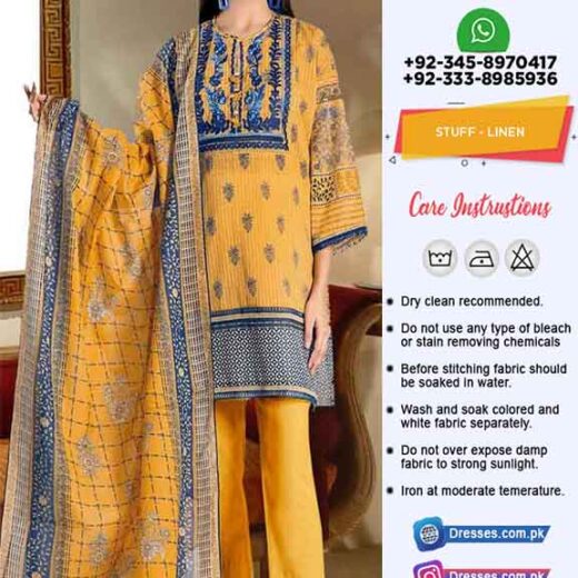 Khaadi Linen Dresses Online
