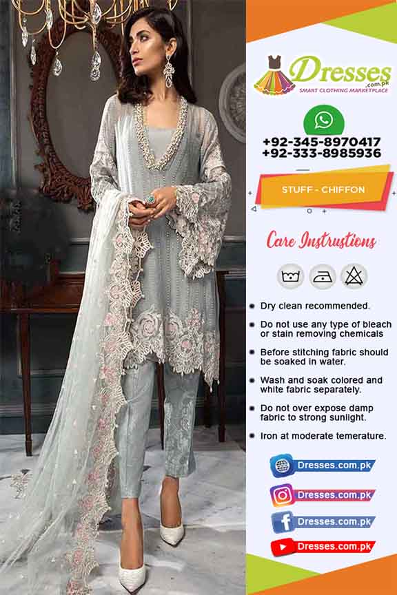 Pakistani Chiffon Dresses Collection ...
