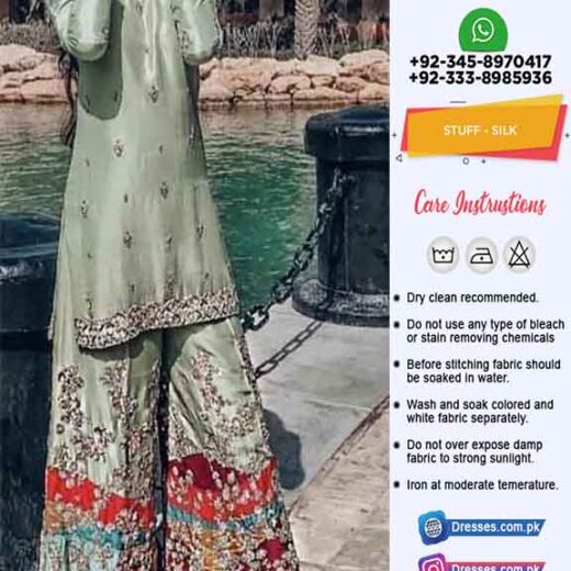 Pakistani Korean Silk Dresses 2020