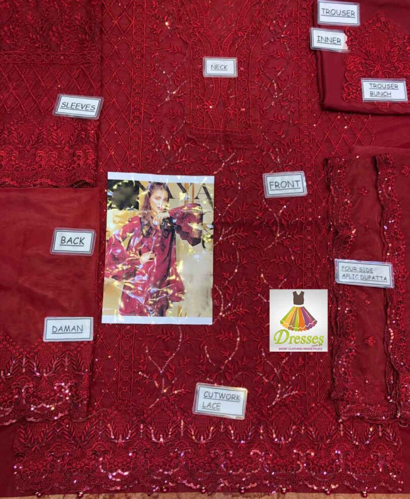 Anaya By Kiran Chaudhry Net Dress