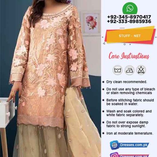 Akbar Aslam Bridal Net Dresses 2020