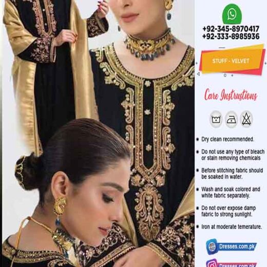 Aisha Imran Latest Velvet Dresses 2021