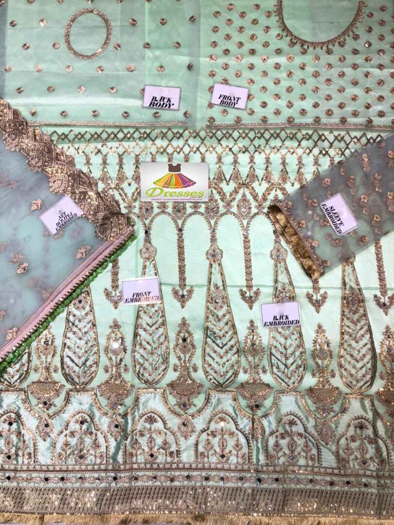 Pakistani Bridal Net Collection 2020