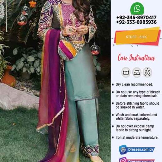 Pakistani Silk Dresses 2021