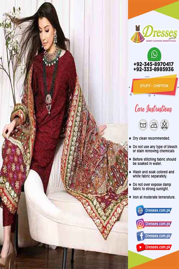 Gul Ahmed Chiffon Dresses Online Pakistani Dresses Marketplace