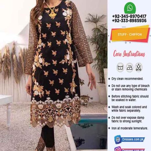 Pakistani Chiffon Dresses 2021