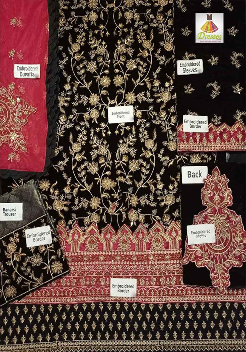 Zainab Chottani Velvet Collection 2022