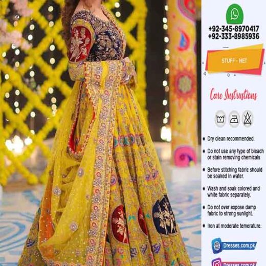 Kashees Bridal Mehndi Dresses Online