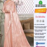 Maria B Bridal Net Saree Online