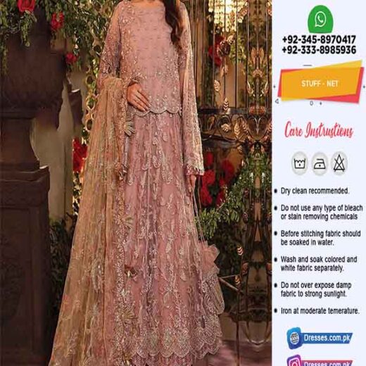 Pakistani Bridal Net Collection 2022