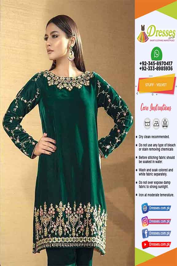 Fancy Velvet Dress for Wedding Function | Pakistani Velvet Dress Designs | Velvet  Suits in Pakistan - YouTube