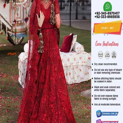 Afrozeh Bridal Net Dresses 2023