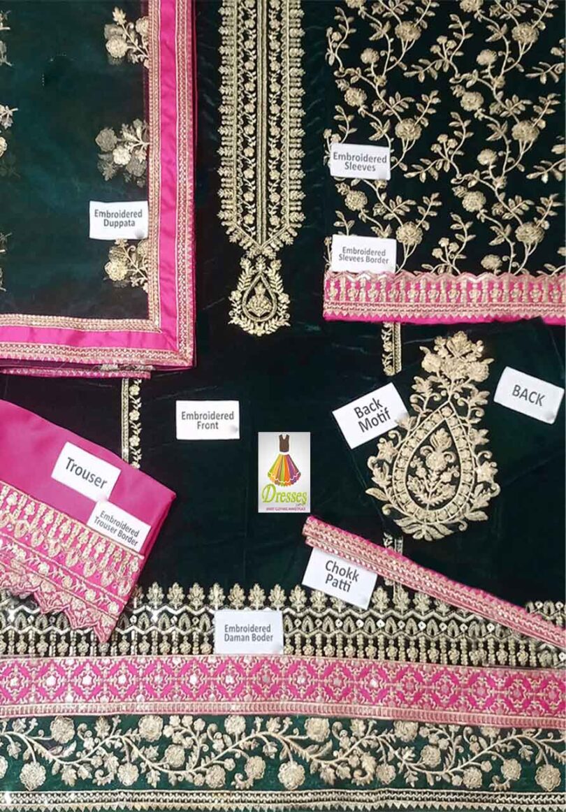 Zainab Chottani Velvet Collection 2023