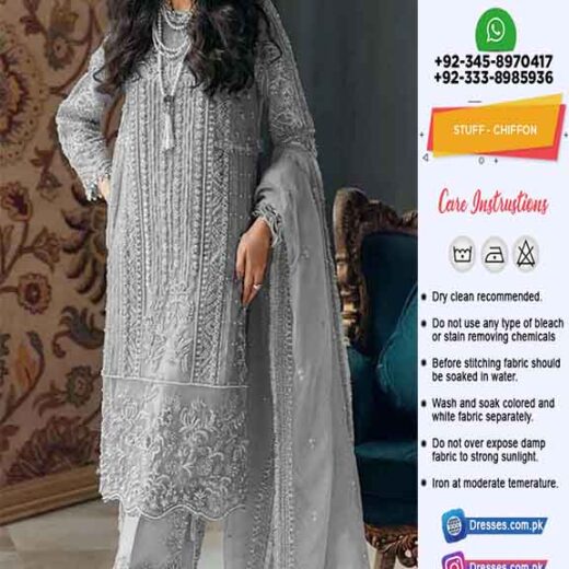 Pakistani Latest Chiffon Dresses 2023