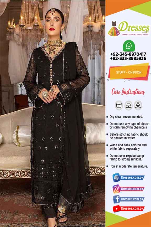 Erum Khan Eid Chiffon Dresses 2023