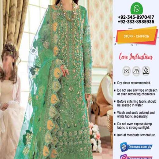 Pakistani Eid Chiffon Dresses Online