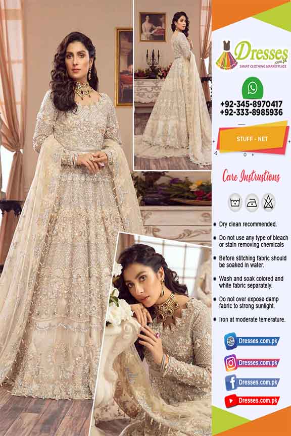 Annus Abrar Bridal Net Dresses 2023