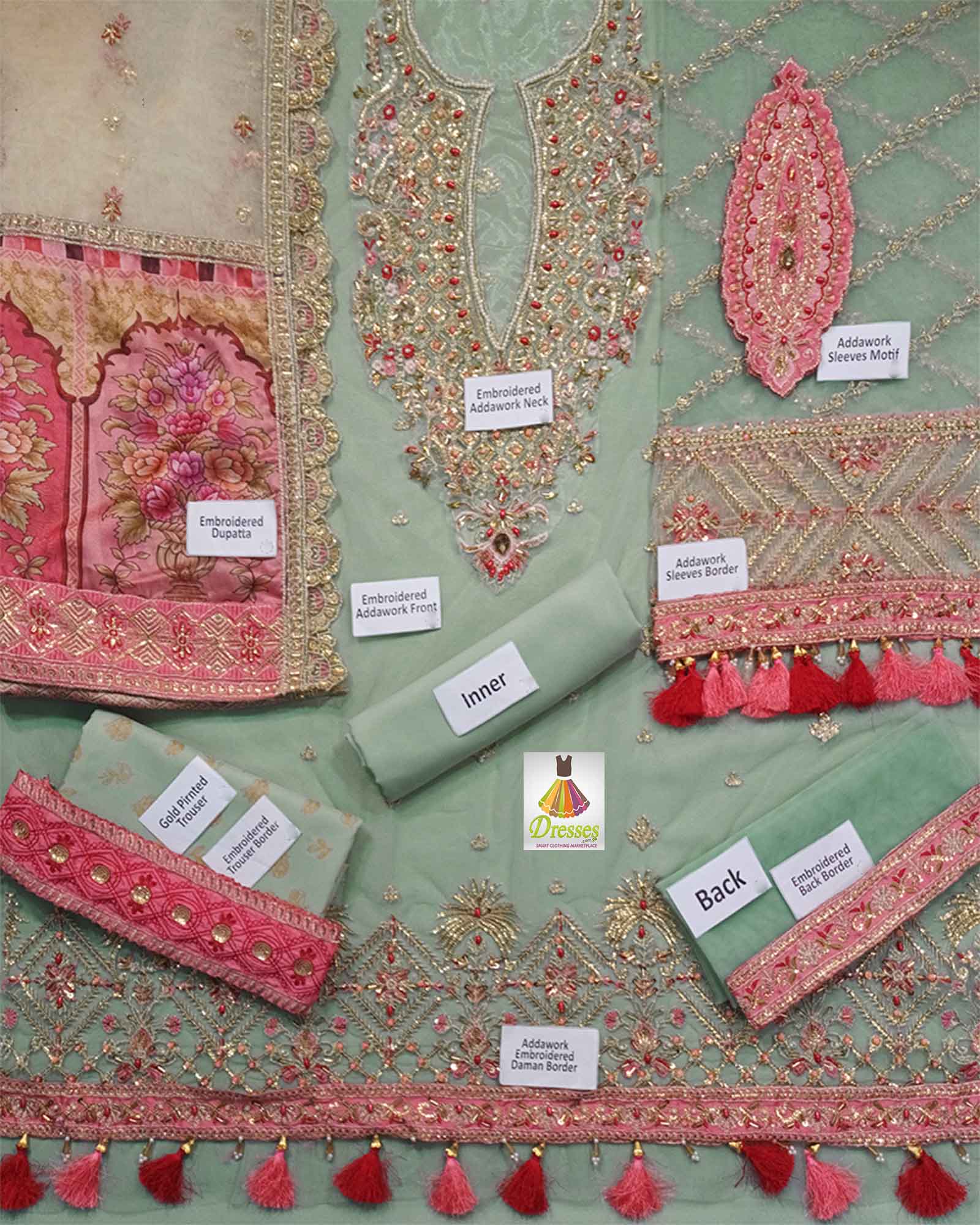 Erum Khan Bridal Net Dresses 2024