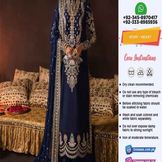 Afrozeh Bridal Velvet Collection 2024