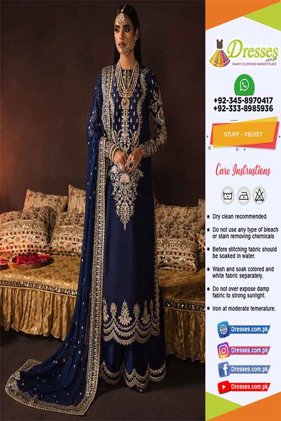 Afrozeh Bridal Velvet Collection 2024